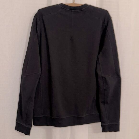 lululemon L Men’s Black Crew Pullover Athletic Sweatshirt - Picture 2 of 13